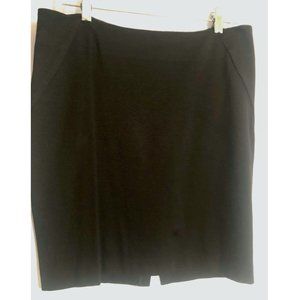 INC Black Stretch Pencil Skirt